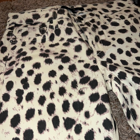 Joes jeans leopard print skinny jeans - Picture 2 of 6